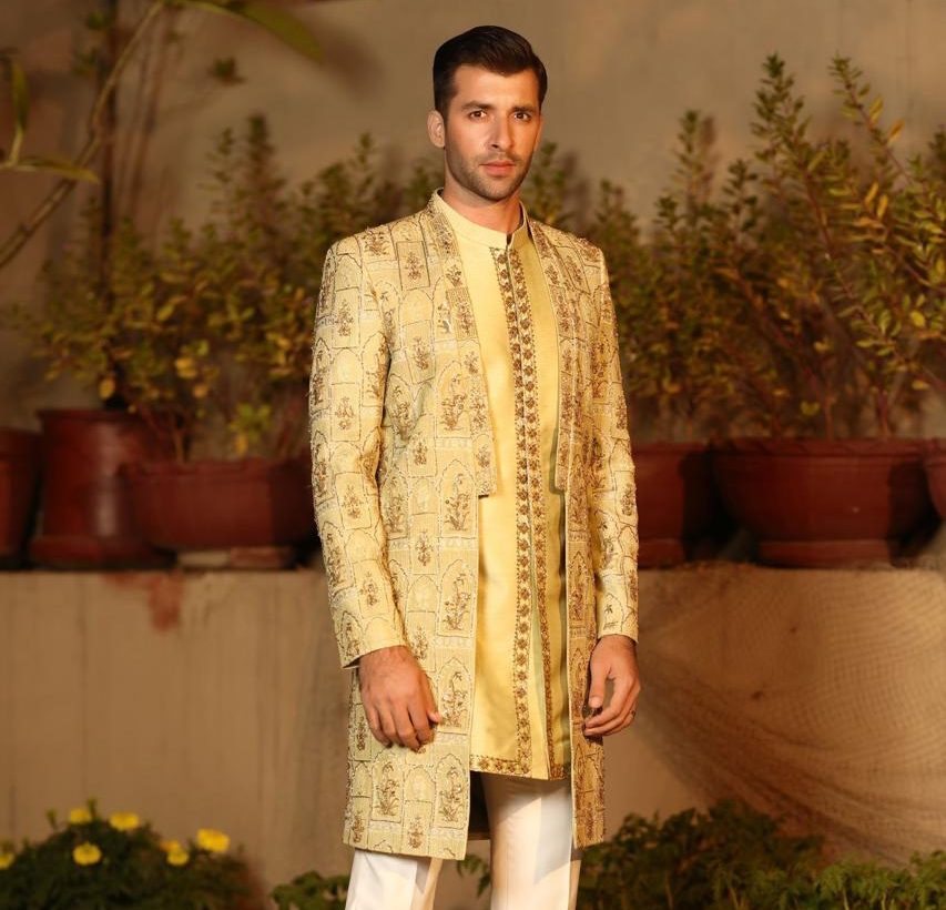 Pistachio Green Sherwani