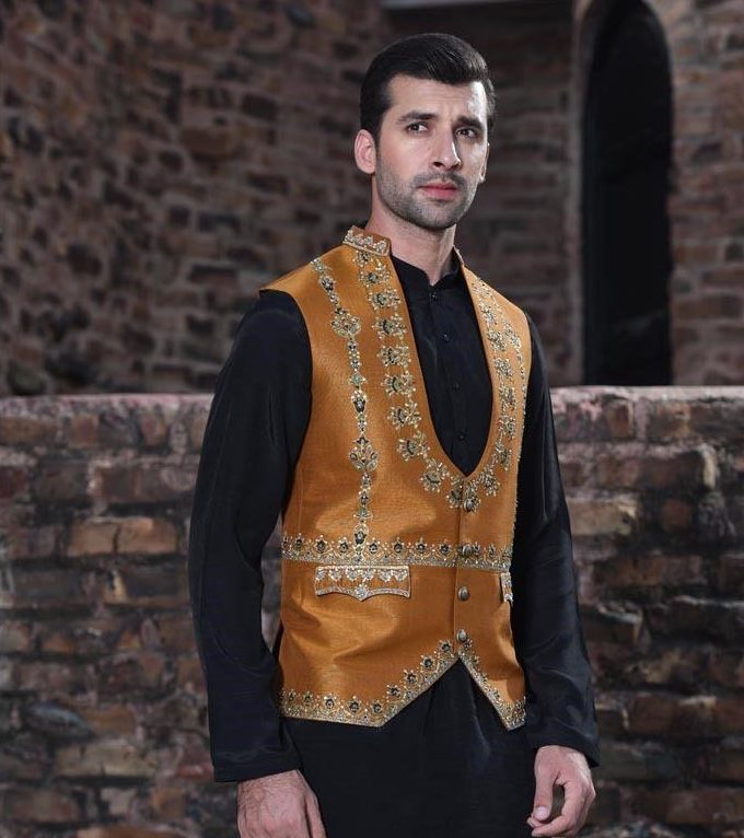 Mustard Gold Waistcoat