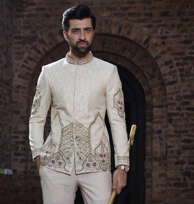 Ivory White Prince Coat