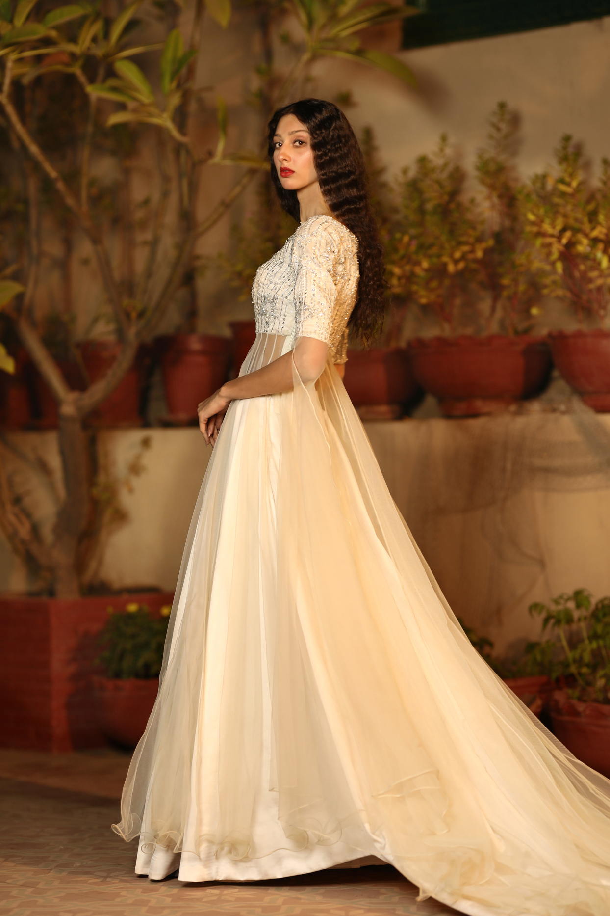 Traditional yet classic – adorned with hand-crafted embroidery view 2