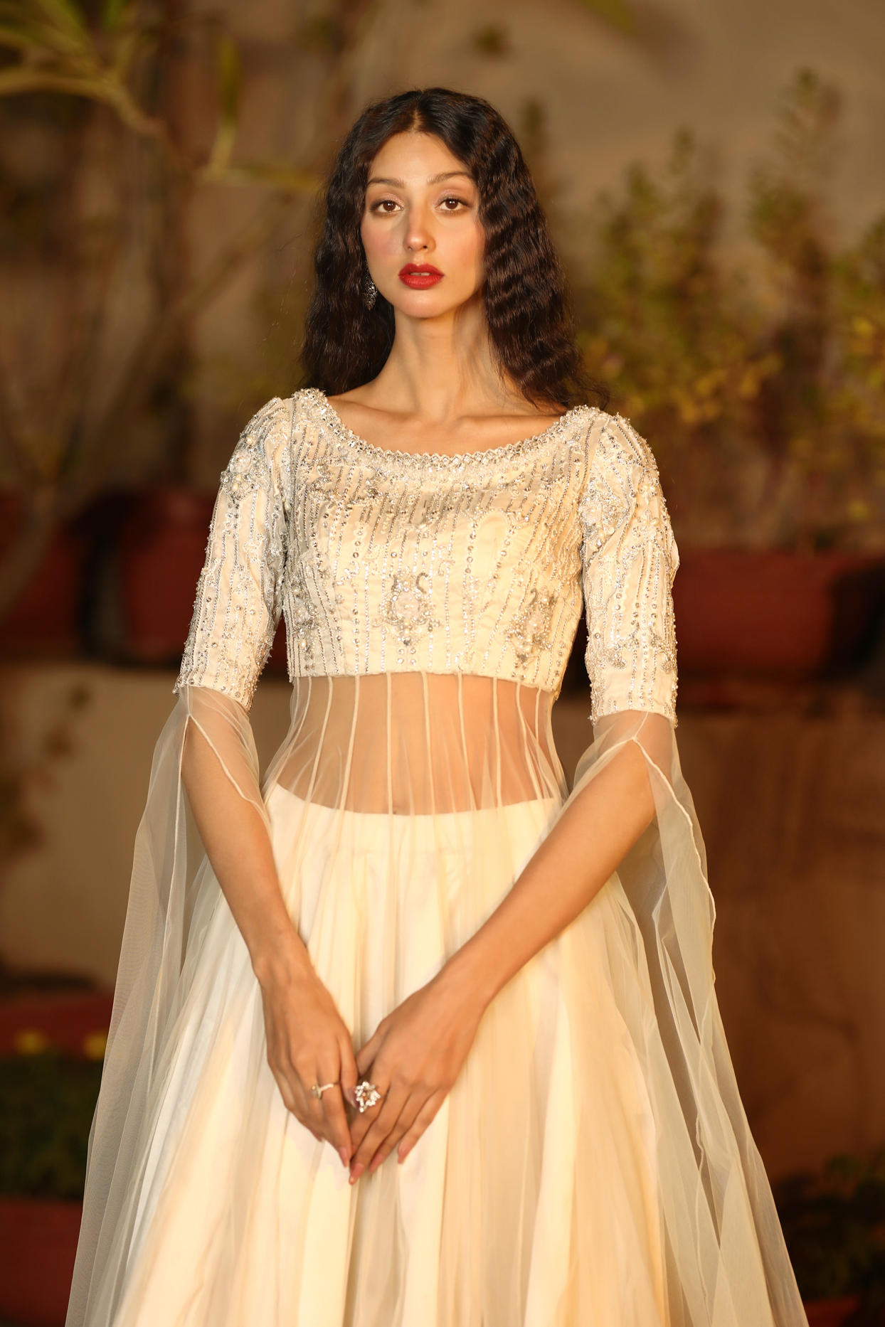 Traditional yet classic – adorned with hand-crafted embroidery view 3