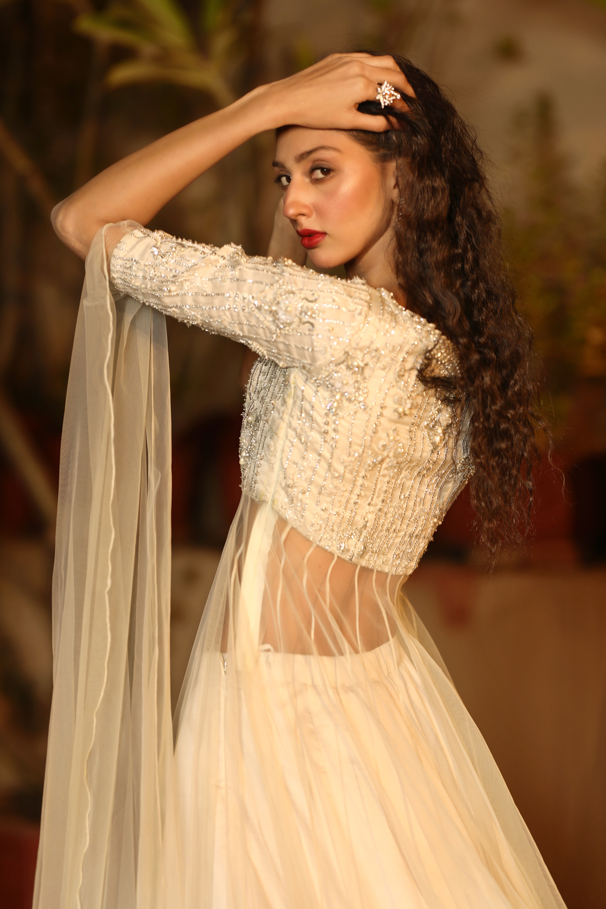 Traditional yet classic – adorned with hand-crafted embroidery view 4