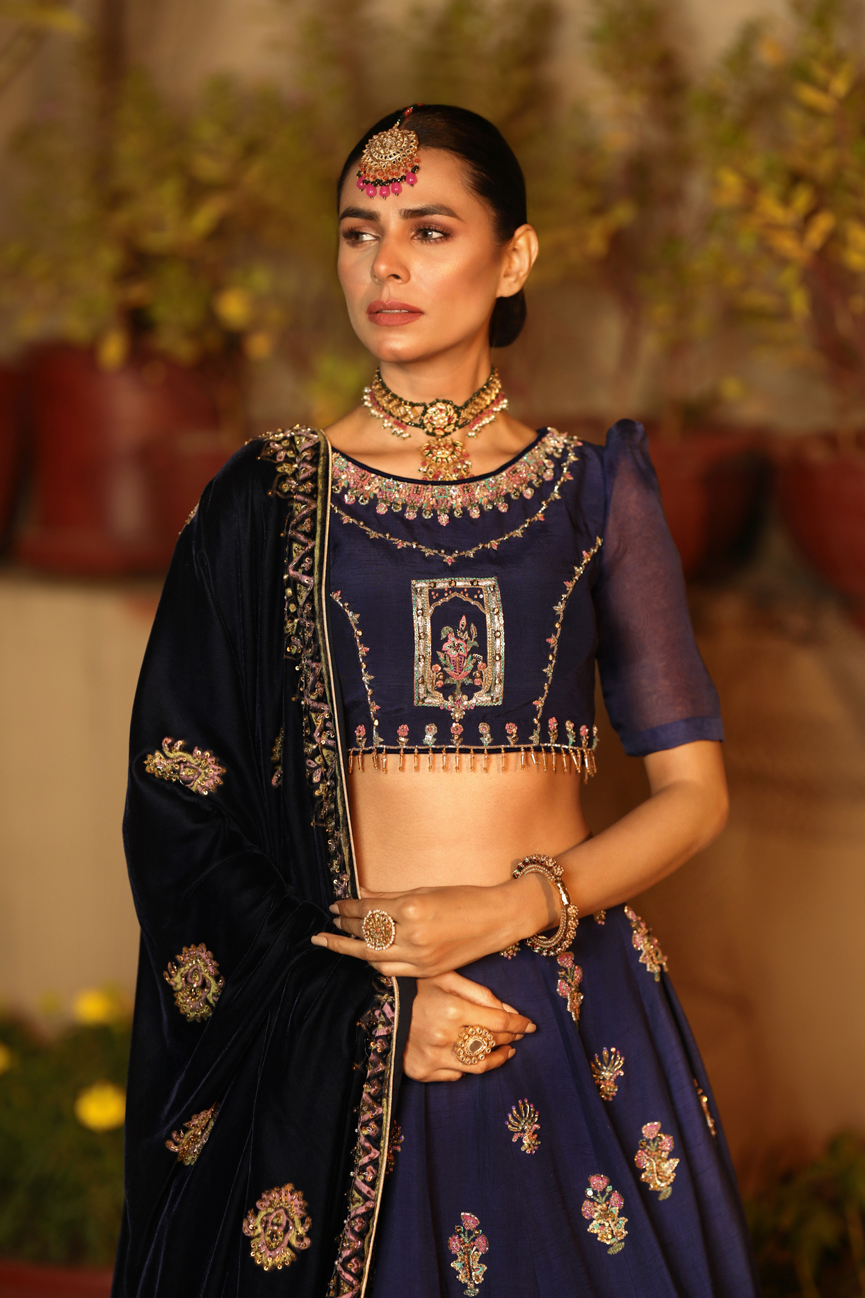 Royal Blue – Lehenga Choli view 2