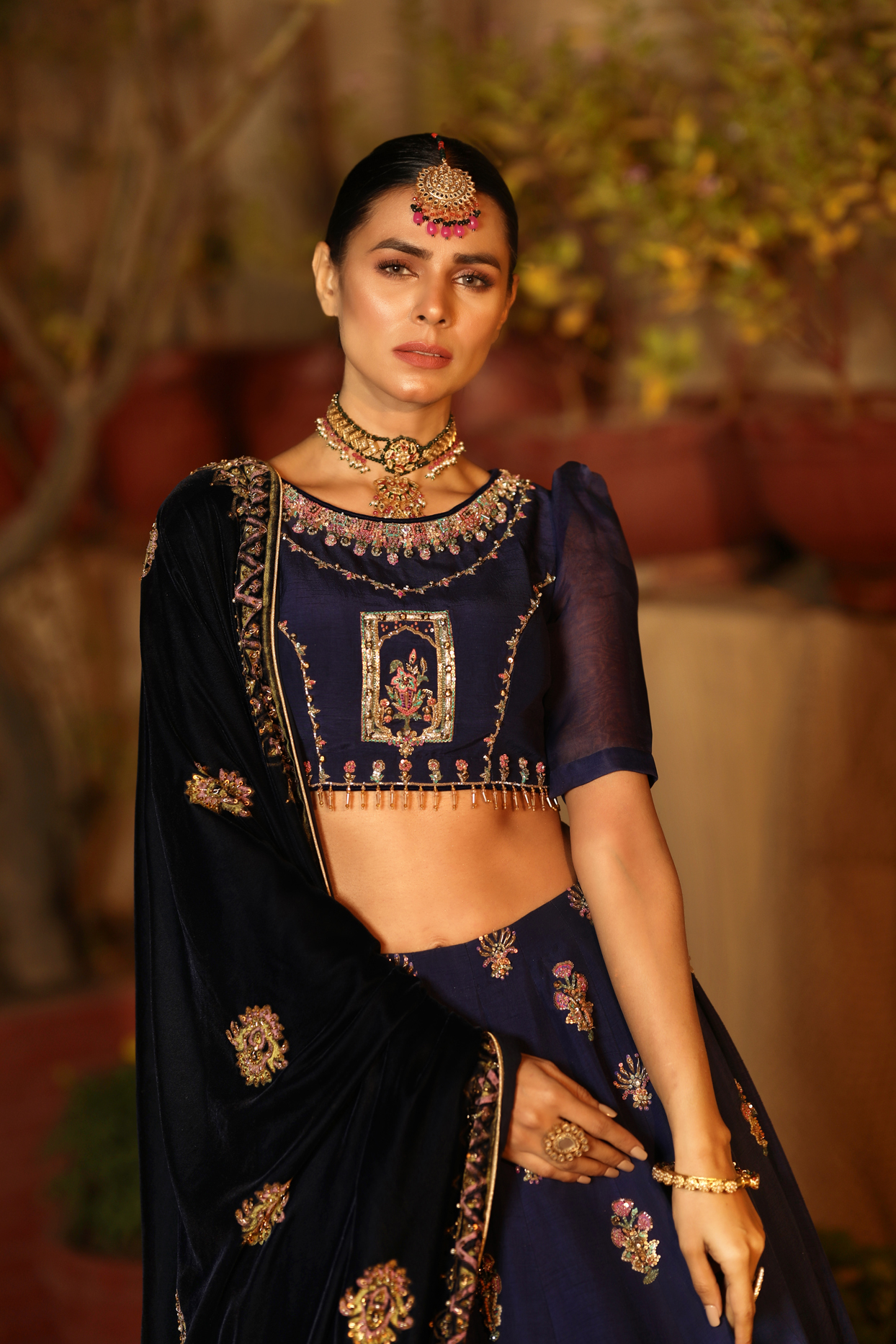 Royal Blue – Lehenga Choli view 4