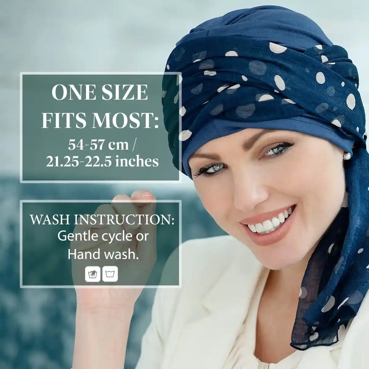 Daisy Navy Blue Polka Dot view 6