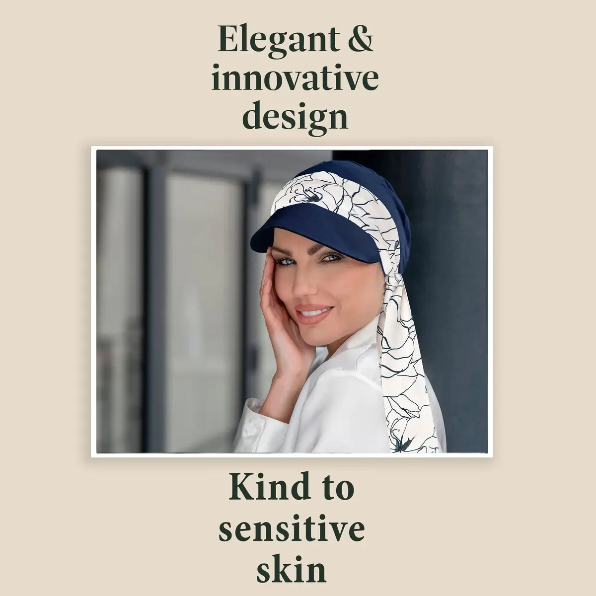 Katia Plus Navy White Lilium view 3