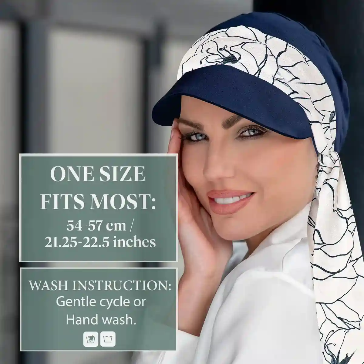 Katia Plus Navy White Lilium view 5
