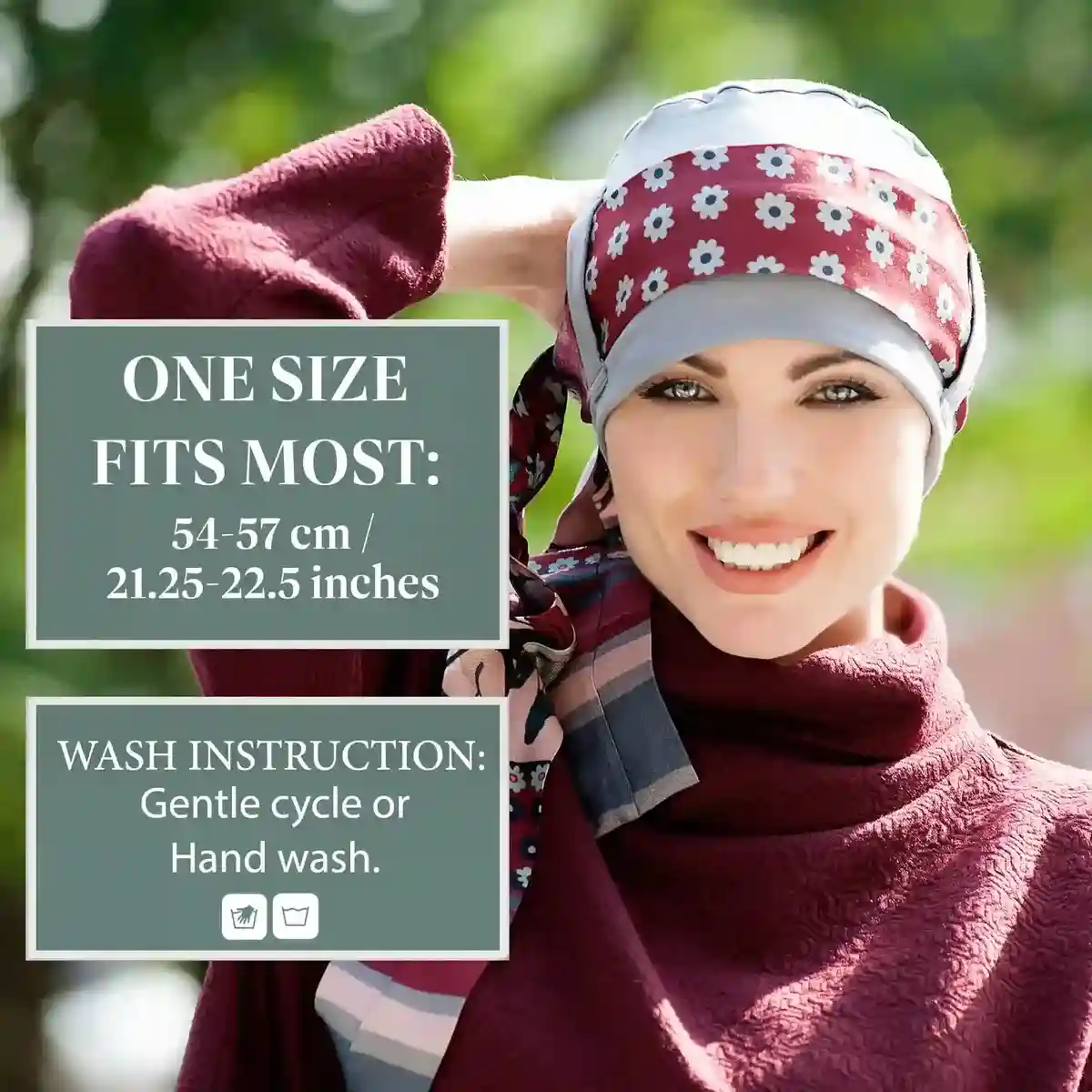 Yanna Grey Maroon Fiori view 5