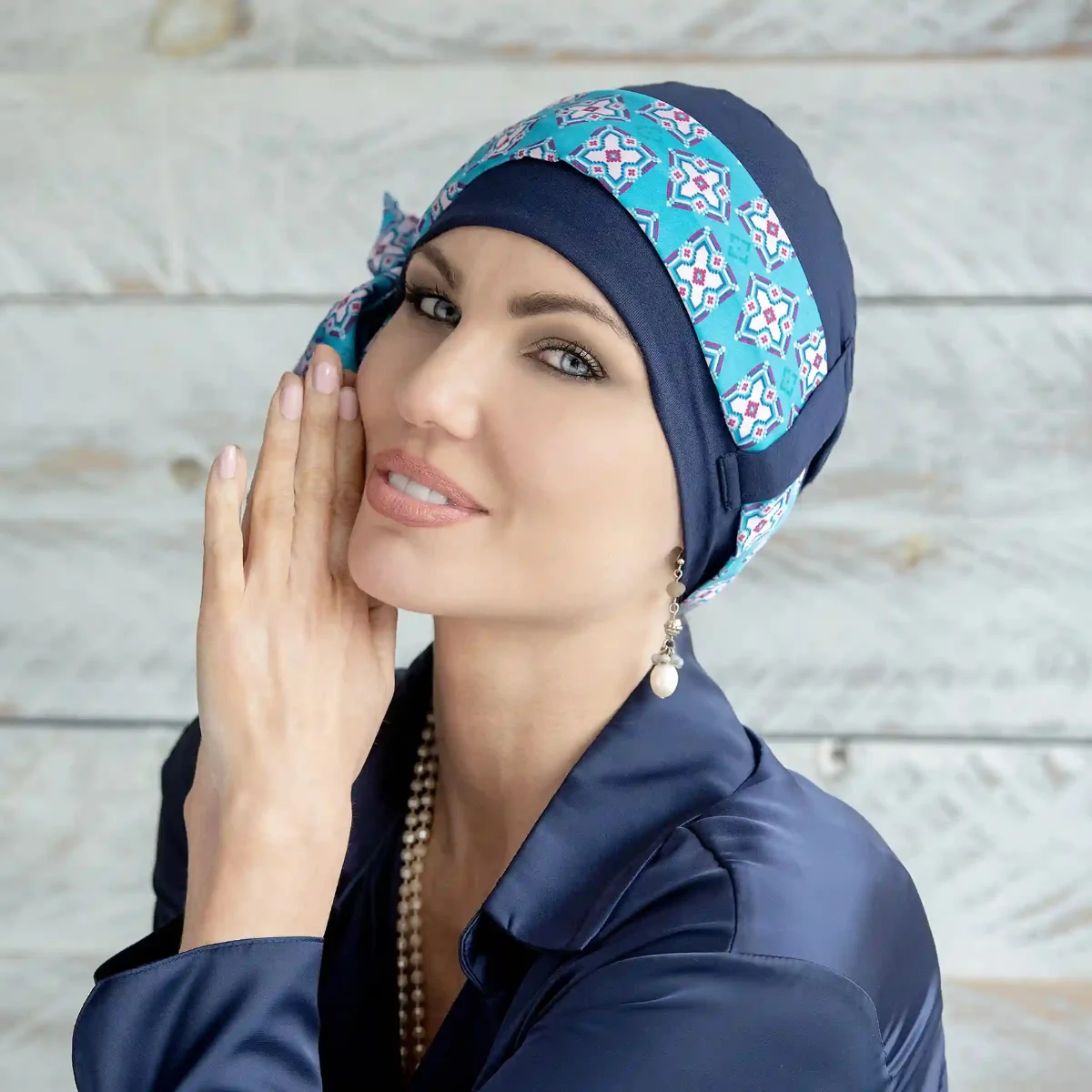 Yanna Navy Sky Flora