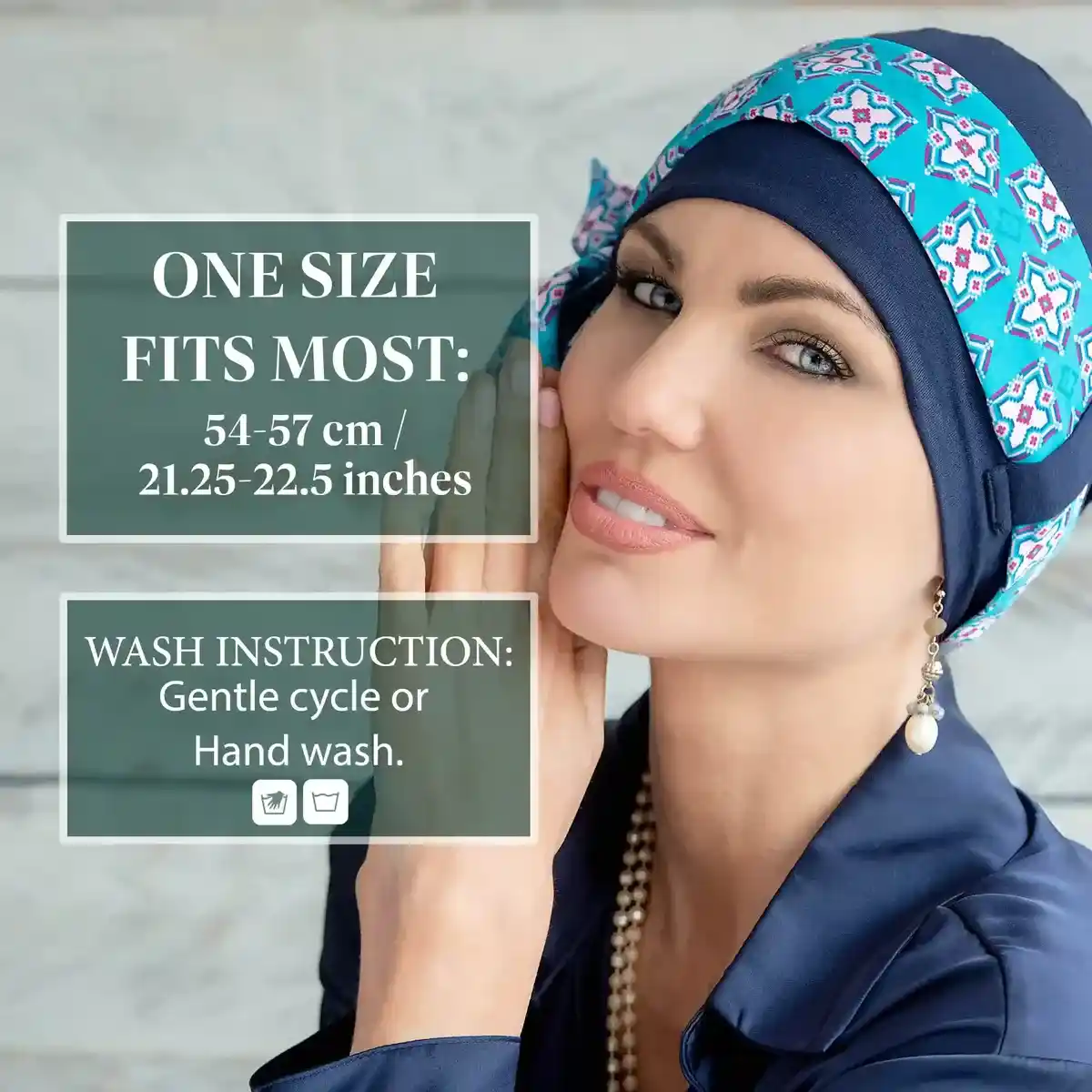 Yanna Navy Sky Flora view 5