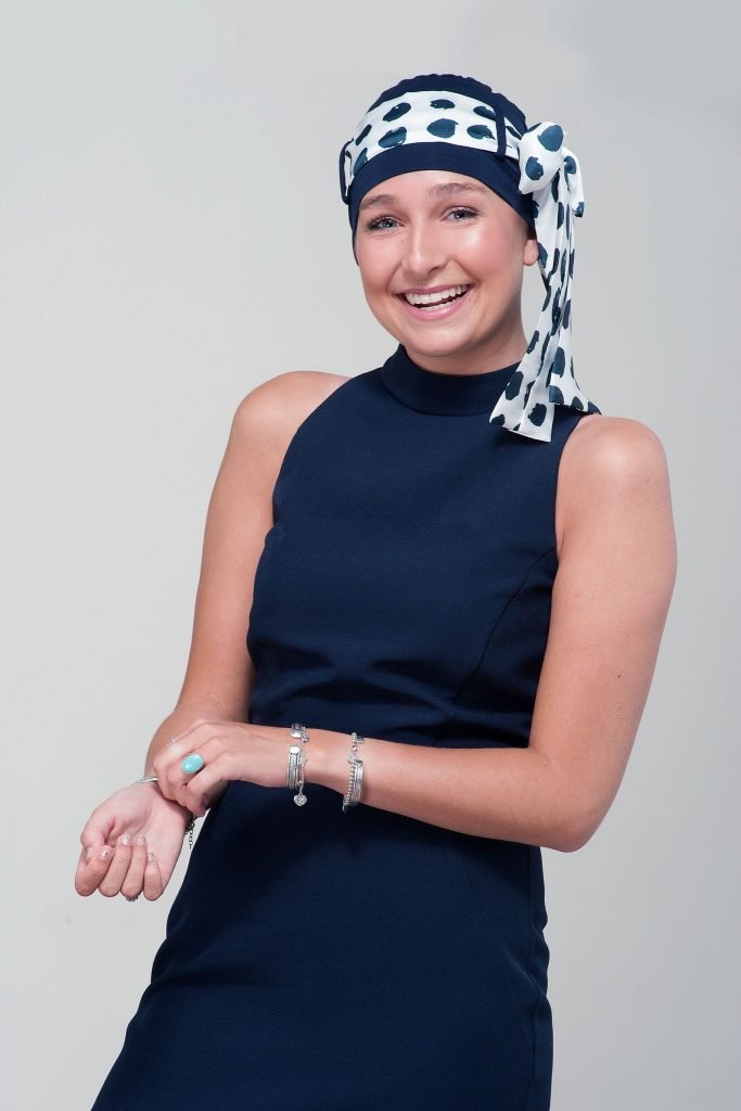 Yanna Navy White Polka Dot