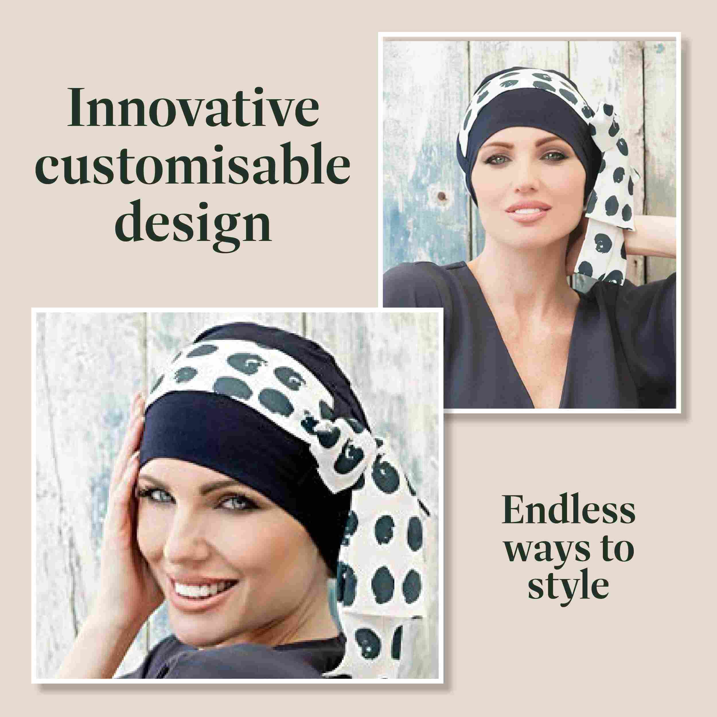 Yanna Navy White Polka Dot view 6