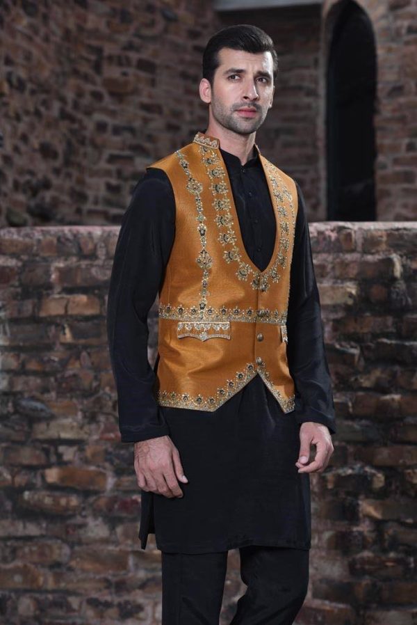 Mustard Gold Waistcoat