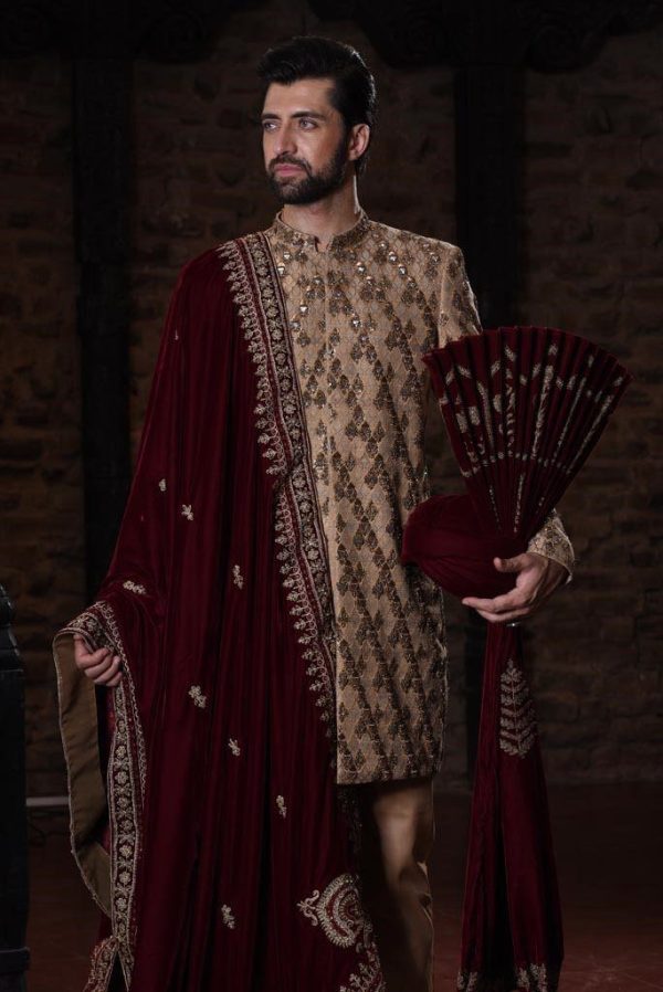 Metallic Gold Sherwani